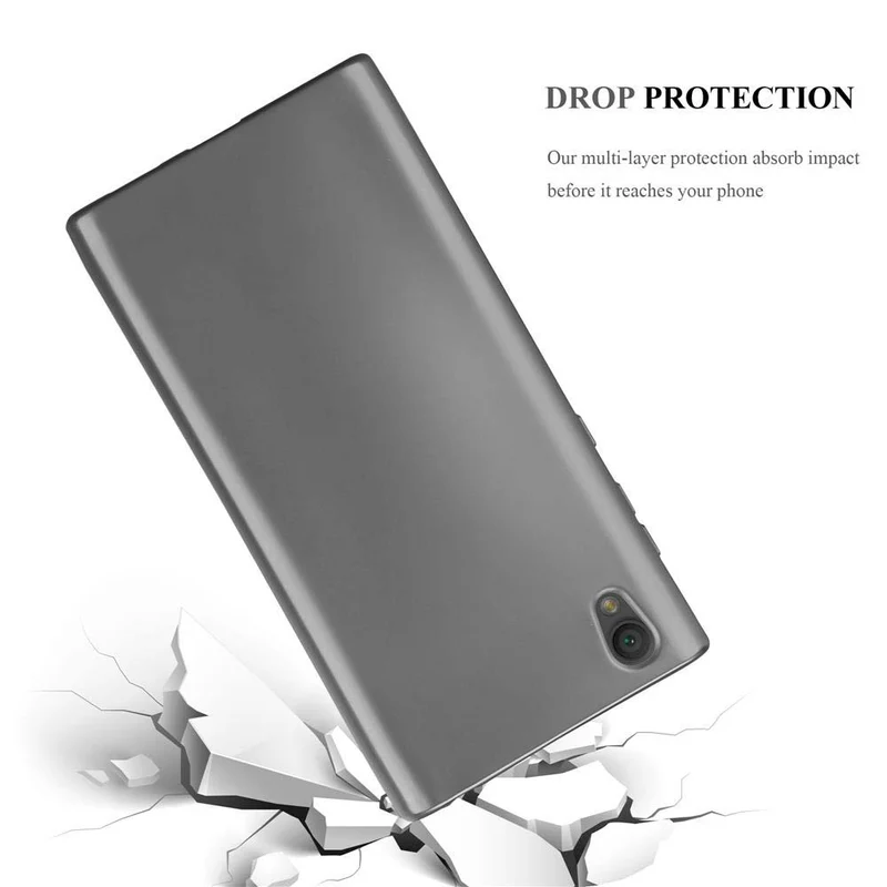 Cadorabo Hülle kompatibel mit Sony Xperia L1 Schutzhülle aus flexiblem TPU Silikon