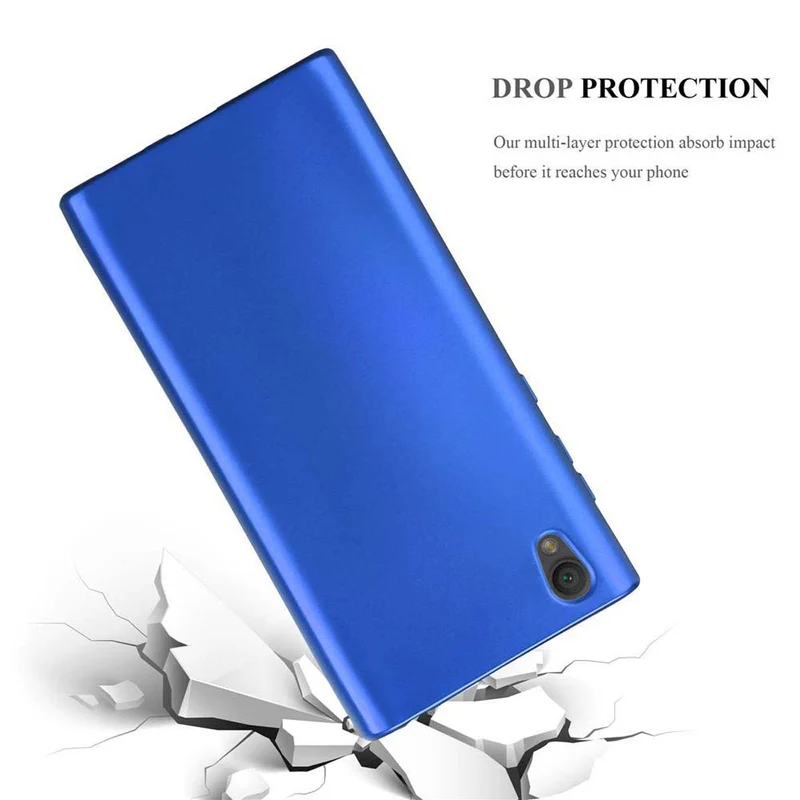 Cadorabo Hülle kompatibel mit Sony Xperia L1 Schutzhülle aus flexiblem TPU Silikon