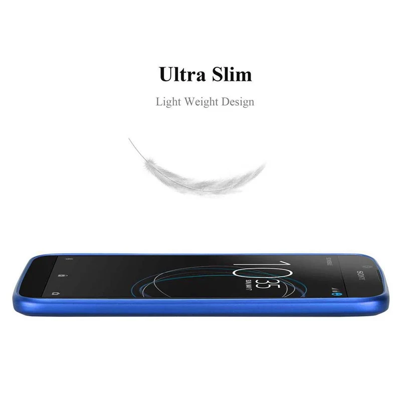 Cadorabo Hülle kompatibel mit Sony Xperia L1 Schutzhülle aus flexiblem TPU Silikon