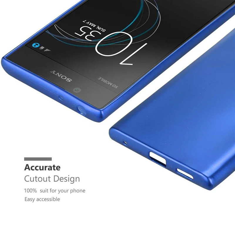 Cadorabo Hülle kompatibel mit Sony Xperia L1 Schutzhülle aus flexiblem TPU Silikon