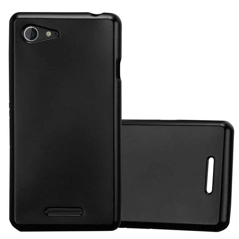 Cadorabo Hülle kompatibel mit Sony Xperia E3 Schutzhülle aus flexiblem TPU Silikon