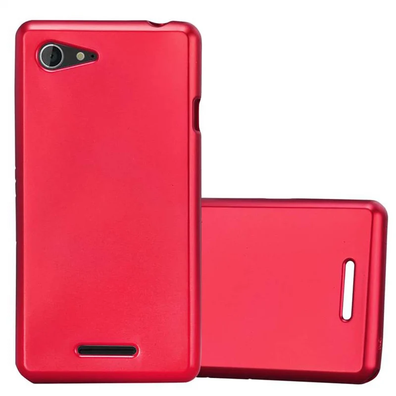 Cadorabo Hülle kompatibel mit Sony Xperia E3 Schutzhülle aus flexiblem TPU Silikon