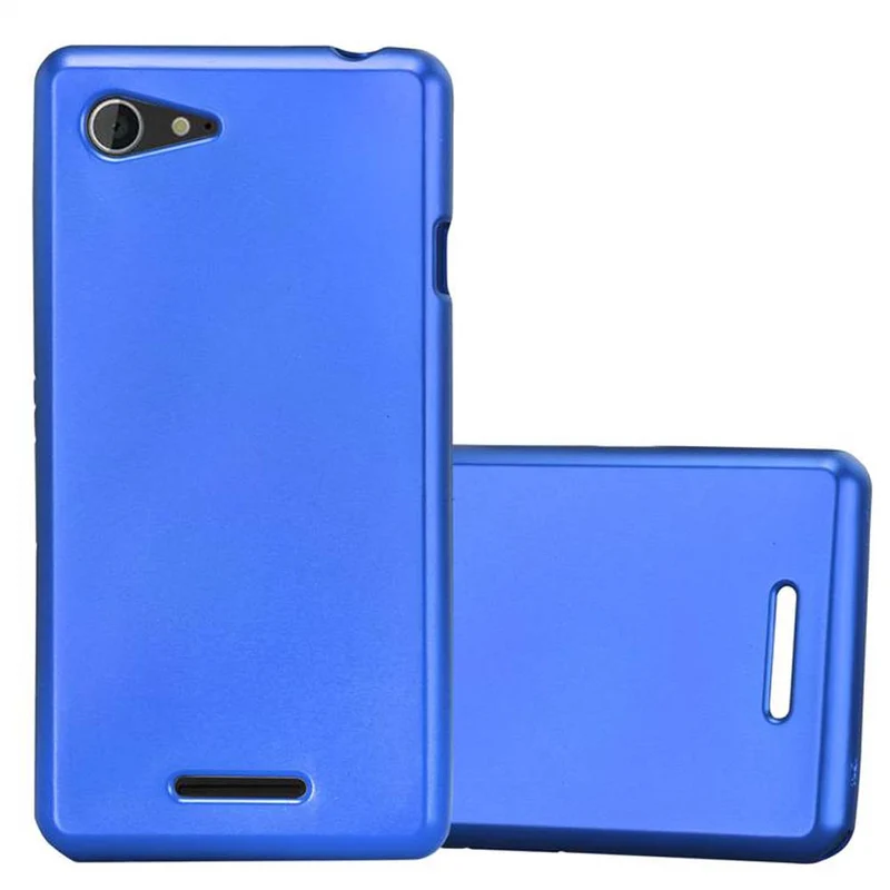 Cadorabo Hülle kompatibel mit Sony Xperia E3 Schutzhülle aus flexiblem TPU Silikon