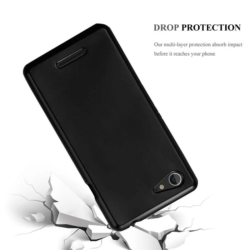 Cadorabo Hülle kompatibel mit Sony Xperia E3 Schutzhülle aus flexiblem TPU Silikon