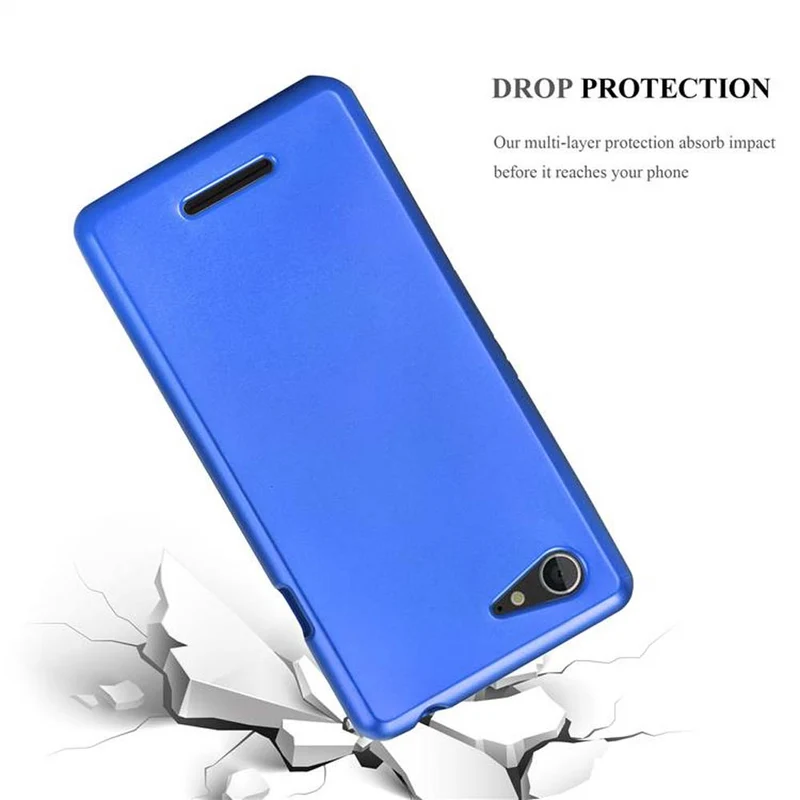 Cadorabo Hülle kompatibel mit Sony Xperia E3 Schutzhülle aus flexiblem TPU Silikon
