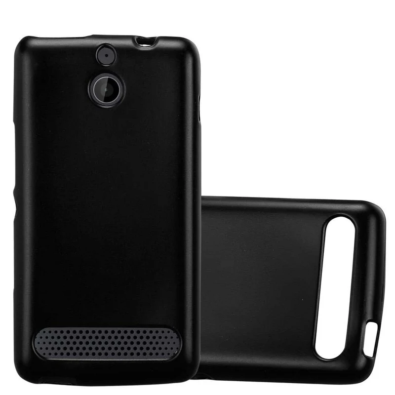 Cadorabo Hülle kompatibel mit Sony Xperia E1 Schutzhülle aus flexiblem TPU Silikon
