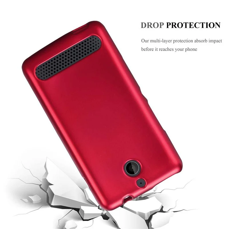 Cadorabo Hülle kompatibel mit Sony Xperia E1 Schutzhülle aus flexiblem TPU Silikon