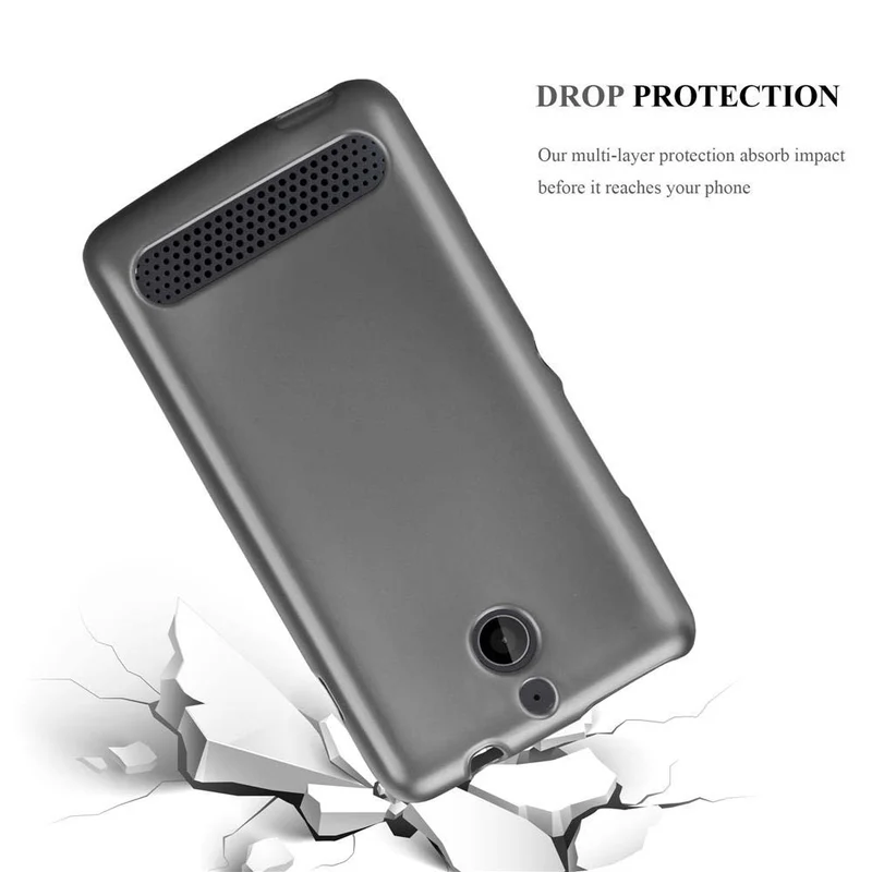 Cadorabo Hülle kompatibel mit Sony Xperia E1 Schutzhülle aus flexiblem TPU Silikon