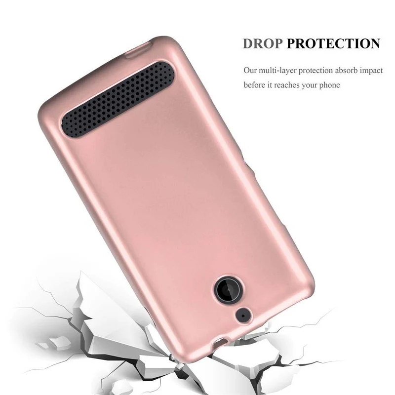Cadorabo Hülle kompatibel mit Sony Xperia E1 Schutzhülle aus flexiblem TPU Silikon