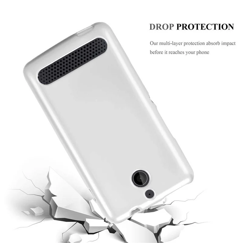 Cadorabo Hülle kompatibel mit Sony Xperia E1 Schutzhülle aus flexiblem TPU Silikon