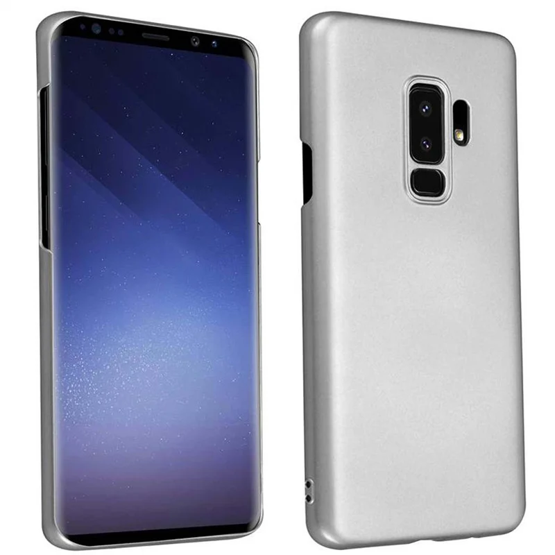 Cadorabo Hülle kompatibel mit Samsung Galaxy S9 PLUS Hard Case Schutzhülle in Metall Optik gegen Kratzer und Stöße