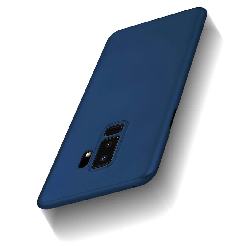 Cadorabo Hülle kompatibel mit Samsung Galaxy S9 PLUS Hard Case Schutzhülle in Metall Optik gegen Kratzer und Stöße