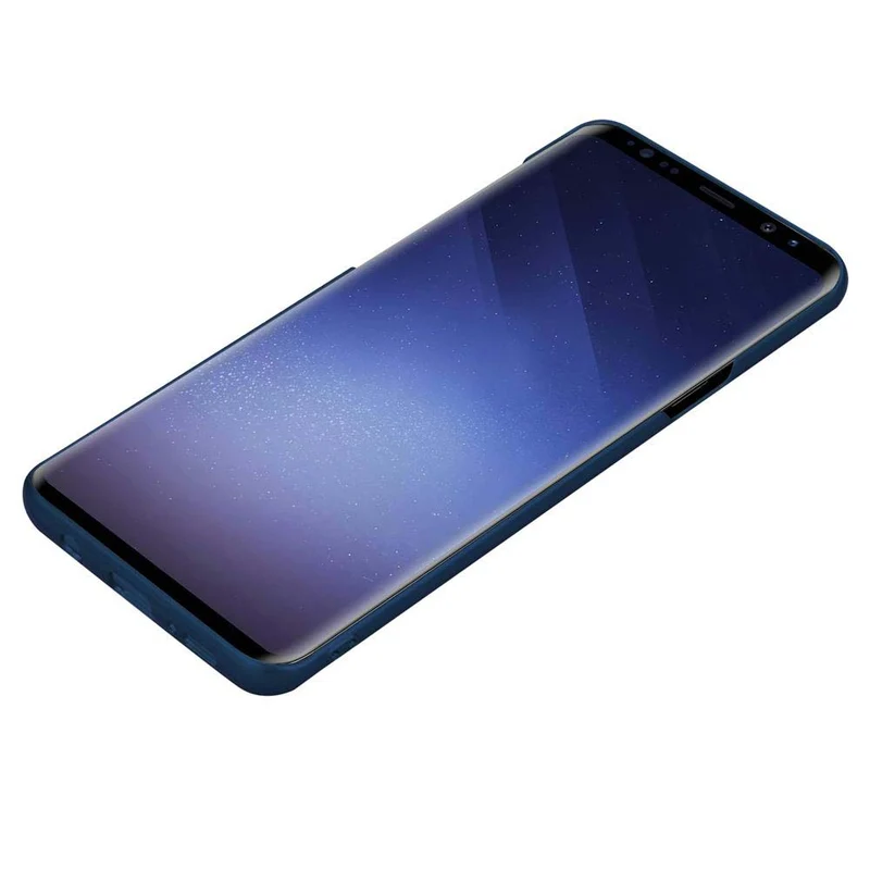 Cadorabo Hülle kompatibel mit Samsung Galaxy S9 PLUS Hard Case Schutzhülle in Metall Optik gegen Kratzer und Stöße