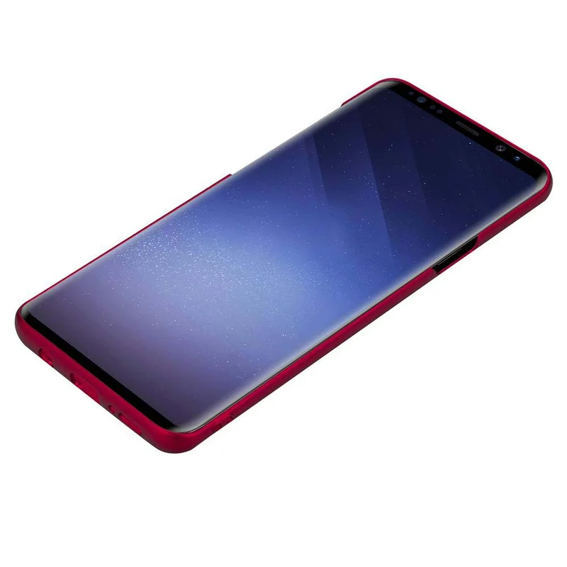 Cadorabo Hülle kompatibel mit Samsung Galaxy S9 PLUS Hard Case Schutzhülle in Metall Optik gegen Kratzer und Stöße