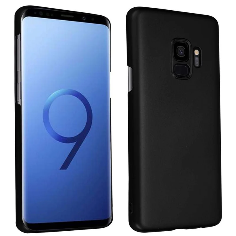 Cadorabo Hülle kompatibel mit Samsung Galaxy S9 Hard Case Schutzhülle in Metall Optik gegen Kratzer und Stöße