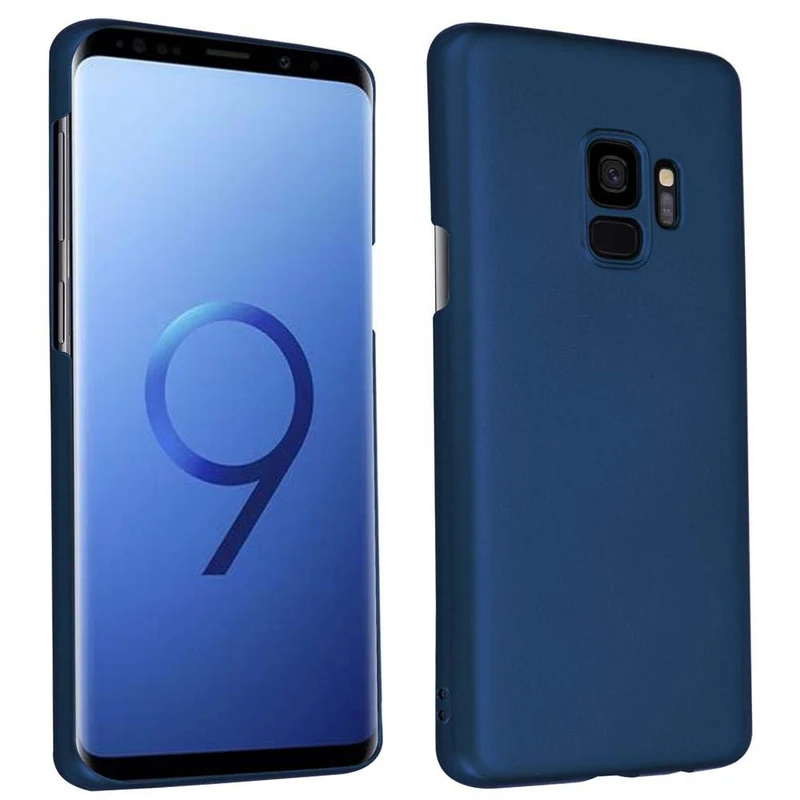 Cadorabo Hülle kompatibel mit Samsung Galaxy S9 Hard Case Schutzhülle in Metall Optik gegen Kratzer und Stöße
