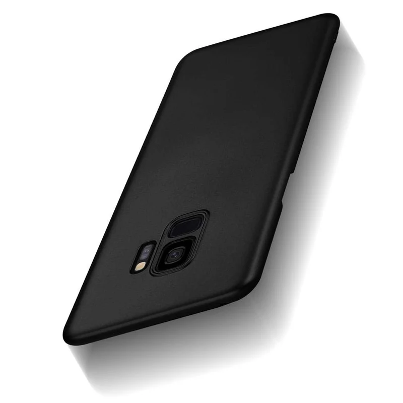 Cadorabo Hülle kompatibel mit Samsung Galaxy S9 Hard Case Schutzhülle in Metall Optik gegen Kratzer und Stöße