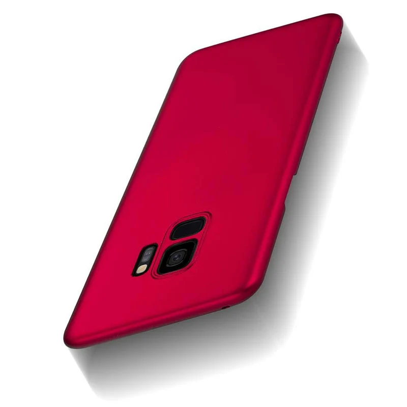 Cadorabo Hülle kompatibel mit Samsung Galaxy S9 Hard Case Schutzhülle in Metall Optik gegen Kratzer und Stöße