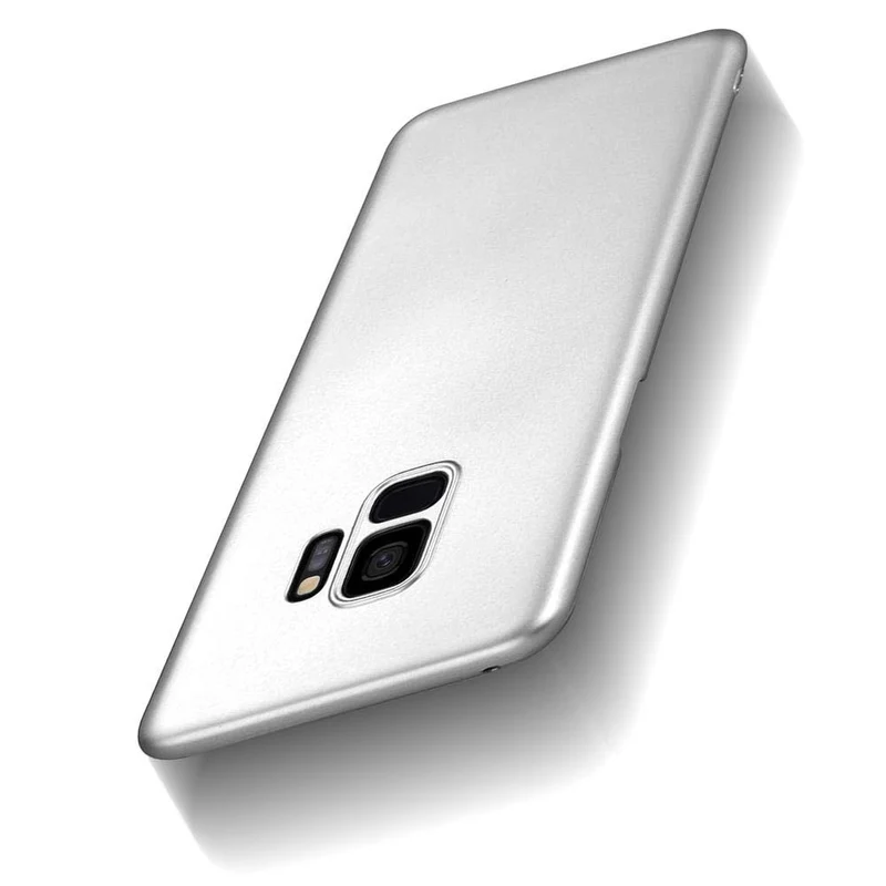 Cadorabo Hülle kompatibel mit Samsung Galaxy S9 Hard Case Schutzhülle in Metall Optik gegen Kratzer und Stöße