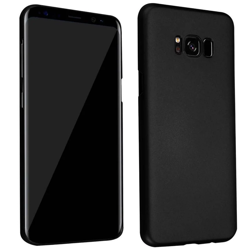 Cadorabo Hülle kompatibel mit Samsung Galaxy S8 PLUS Hard Case Schutzhülle in Metall Optik gegen Kratzer und Stöße