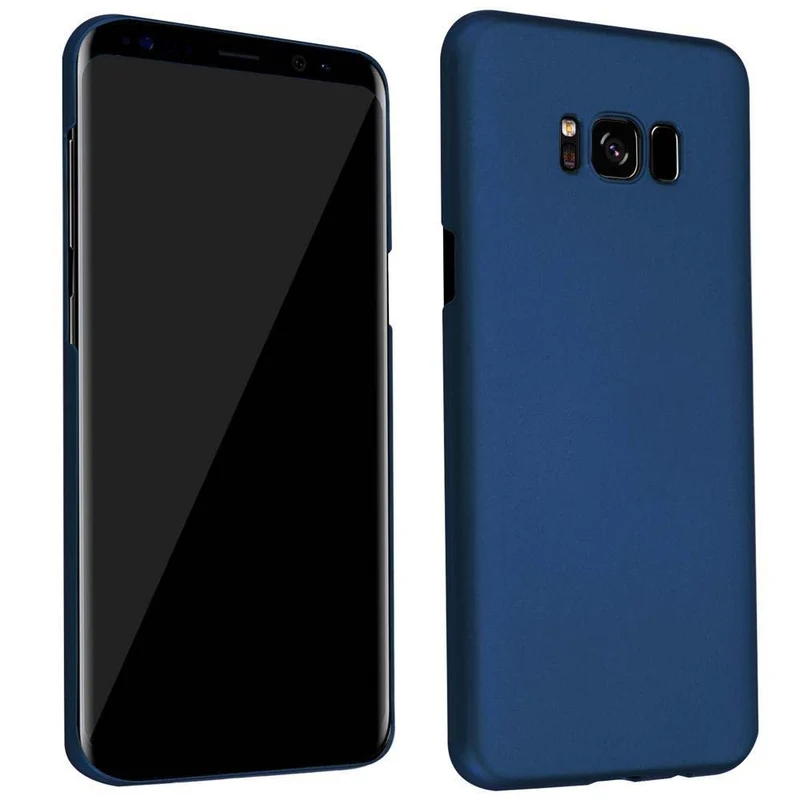 Cadorabo Hülle kompatibel mit Samsung Galaxy S8 PLUS Hard Case Schutzhülle in Metall Optik gegen Kratzer und Stöße