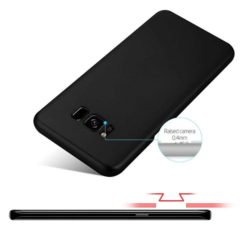 Cadorabo Hülle kompatibel mit Samsung Galaxy S8 PLUS Hard Case Schutzhülle in Metall Optik gegen Kratzer und Stöße