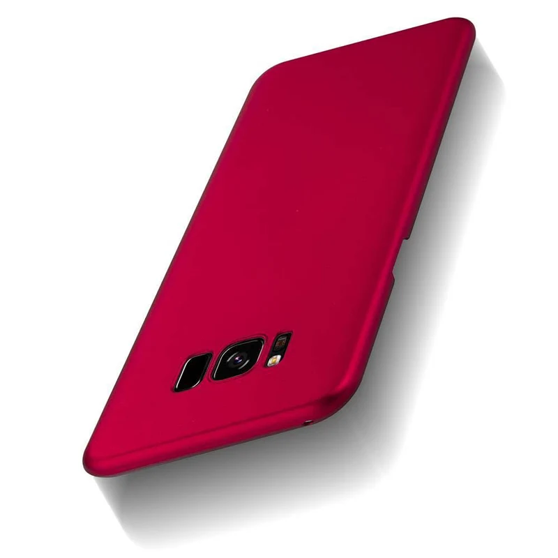 Cadorabo Hülle kompatibel mit Samsung Galaxy S8 PLUS Hard Case Schutzhülle in Metall Optik gegen Kratzer und Stöße
