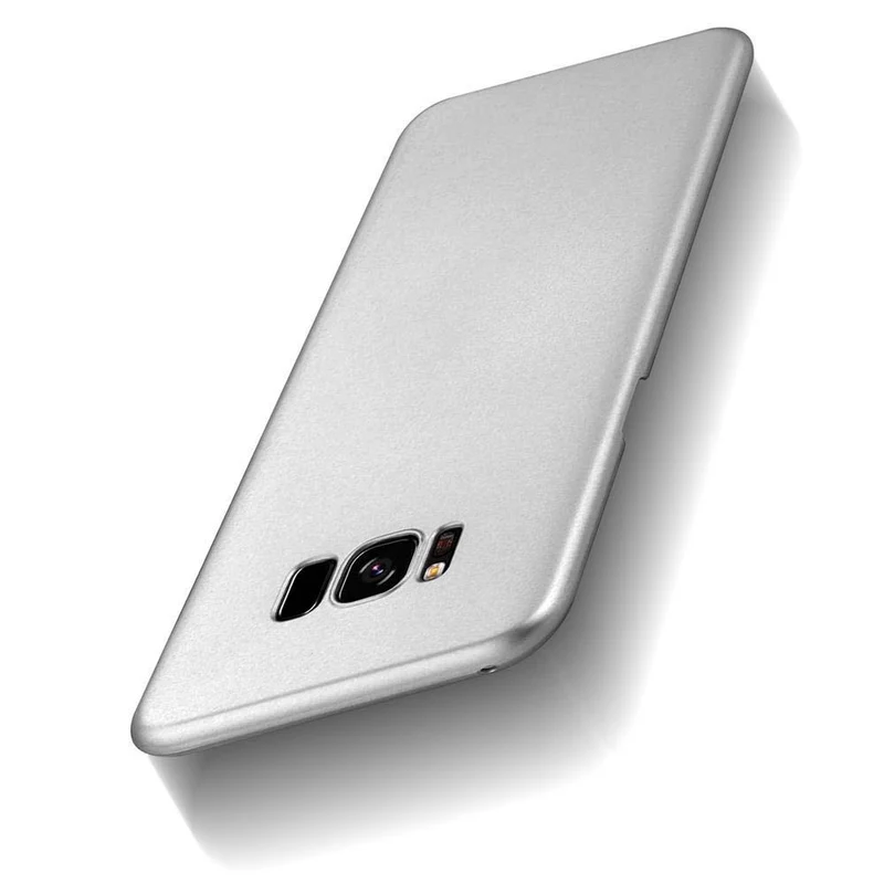 Cadorabo Hülle kompatibel mit Samsung Galaxy S8 PLUS Hard Case Schutzhülle in Metall Optik gegen Kratzer und Stöße