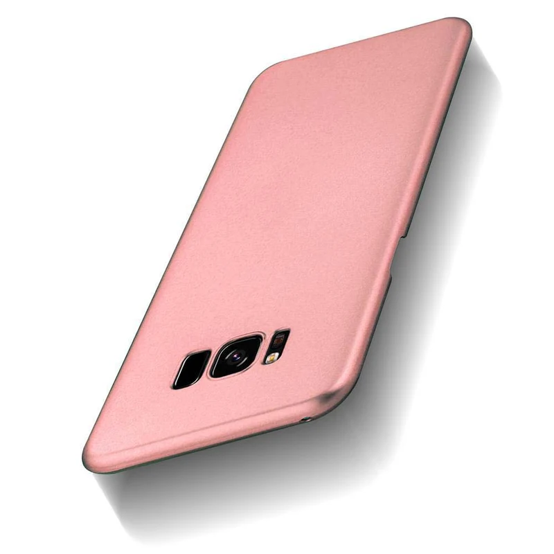 Cadorabo Hülle kompatibel mit Samsung Galaxy S8 PLUS Hard Case Schutzhülle in Metall Optik gegen Kratzer und Stöße