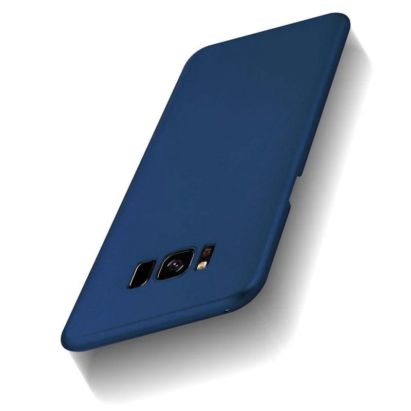 Cadorabo Hülle kompatibel mit Samsung Galaxy S8 Hard Case Schutzhülle in Metall Optik gegen Kratzer und Stöße