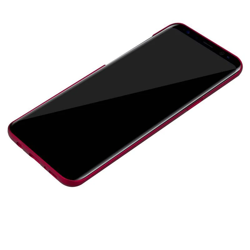Cadorabo Hülle kompatibel mit Samsung Galaxy S8 Hard Case Schutzhülle in Metall Optik gegen Kratzer und Stöße
