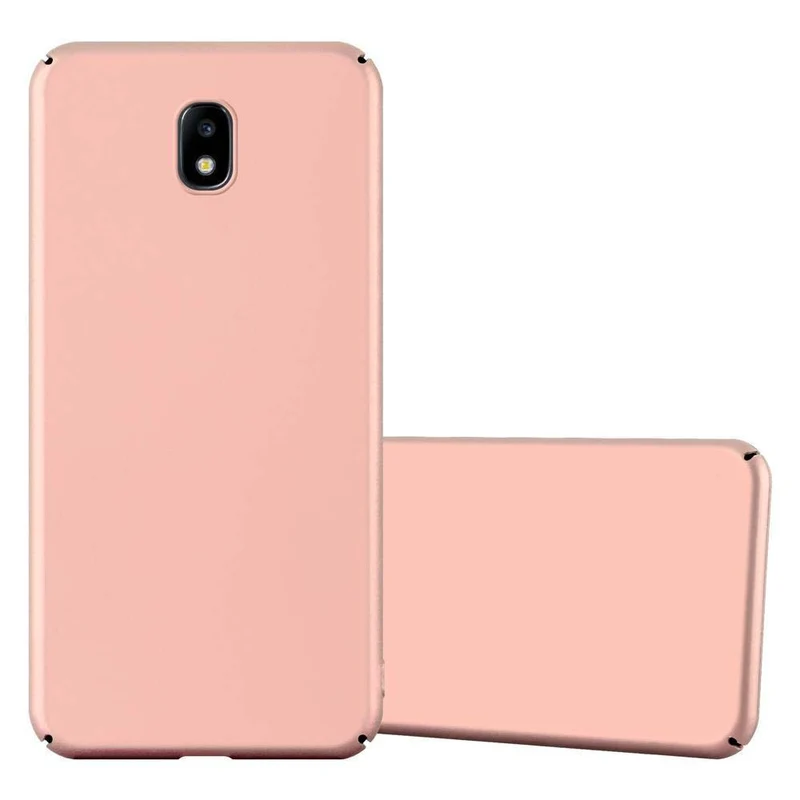 Cadorabo Hülle kompatibel mit Samsung Galaxy J7 2017 / J7 PRO Hard Case Schutzhülle in Metall Optik gegen Kratzer und Stöße