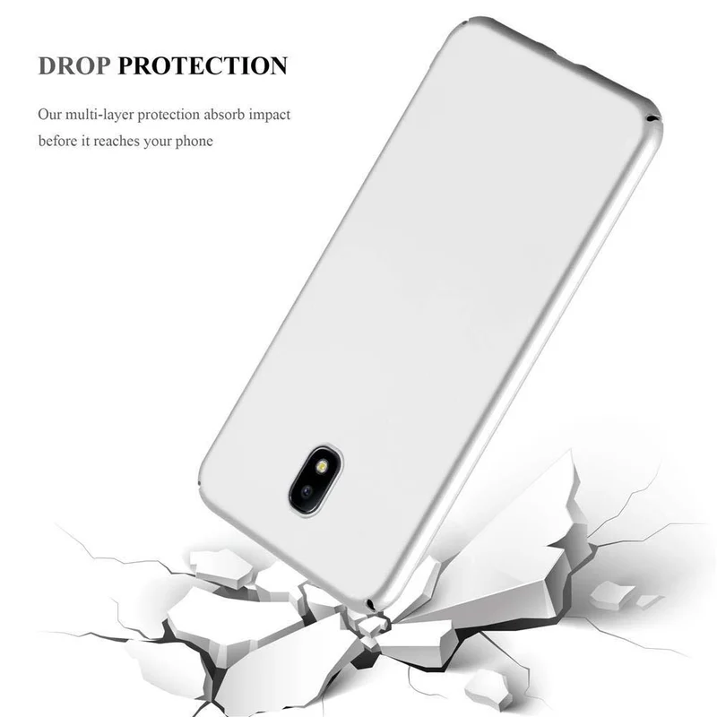 Cadorabo Hülle kompatibel mit Samsung Galaxy J5 2017 / J5 PRO Hard Case Schutzhülle in Metall Optik gegen Kratzer und Stöße