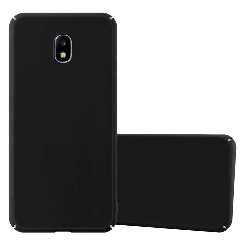 Cadorabo Hülle kompatibel mit Samsung Galaxy J3 2017 Hard Case Schutzhülle in Metall Optik gegen Kratzer und Stöße