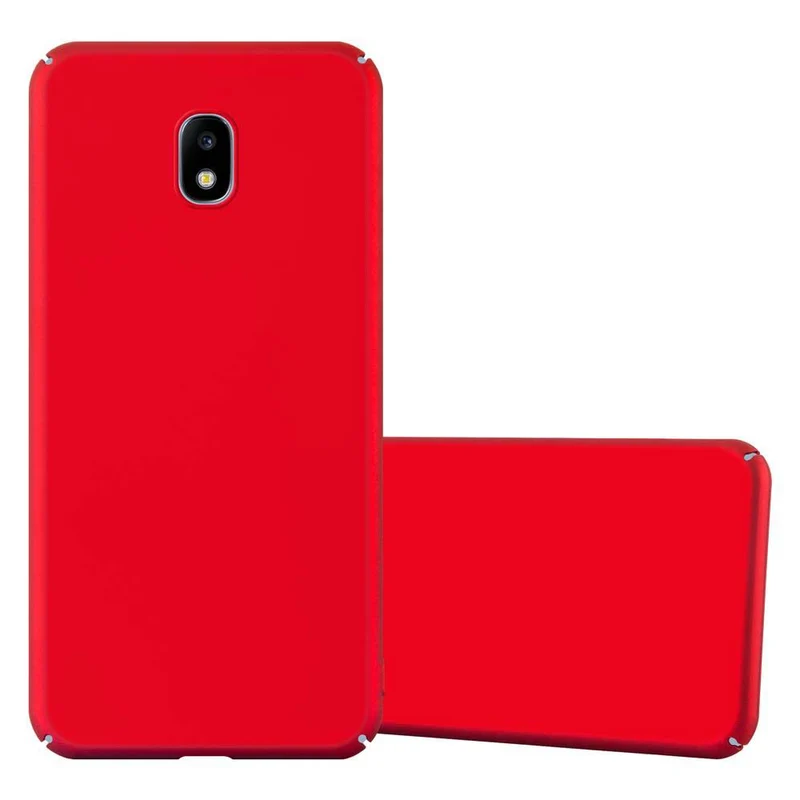 Cadorabo Hülle kompatibel mit Samsung Galaxy J3 2017 Hard Case Schutzhülle in Metall Optik gegen Kratzer und Stöße