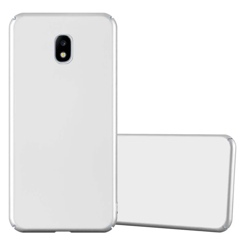 Cadorabo Hülle kompatibel mit Samsung Galaxy J3 2017 Hard Case Schutzhülle in Metall Optik gegen Kratzer und Stöße
