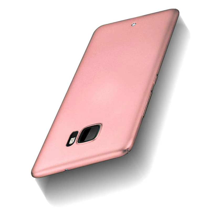 Cadorabo Hülle kompatibel mit HTC U ULTRA Hard Case Schutzhülle in Metall Optik gegen Kratzer und Stöße