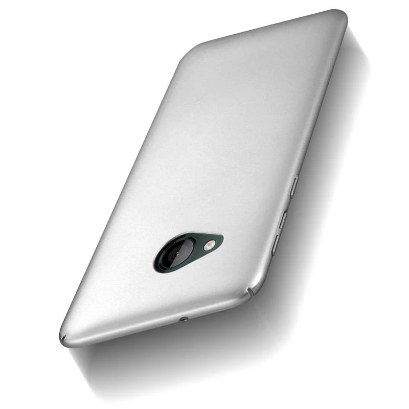 Cadorabo Hülle kompatibel mit HTC U PLAY Hard Case Schutzhülle in Metall Optik gegen Kratzer und Stöße