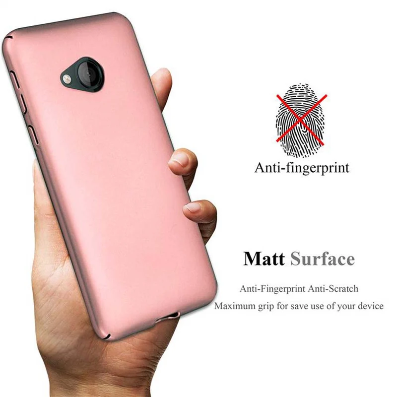 Cadorabo Hülle kompatibel mit HTC U PLAY Hard Case Schutzhülle in Metall Optik gegen Kratzer und Stöße
