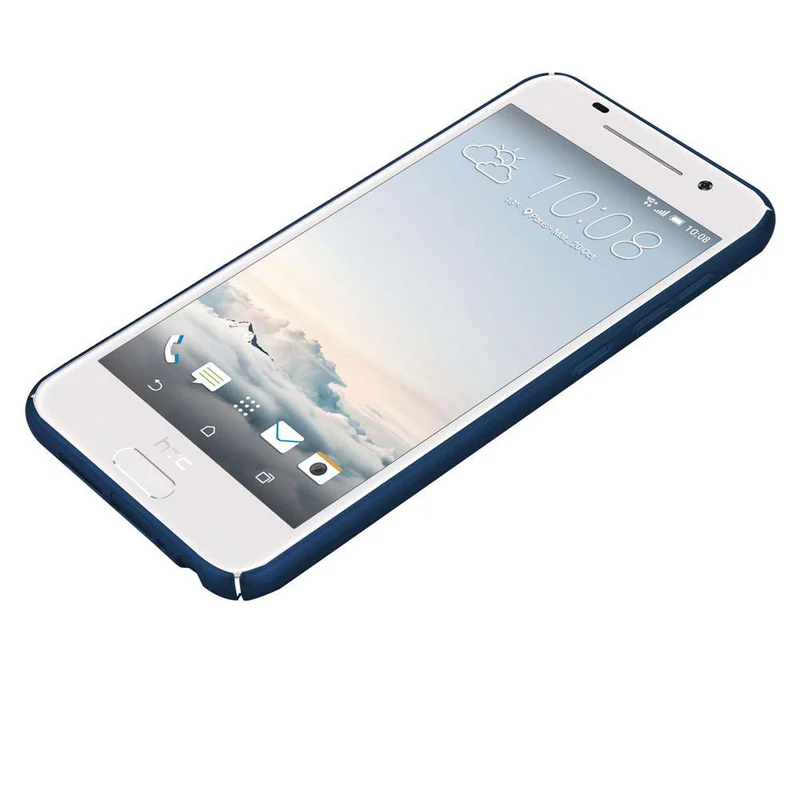 Cadorabo Hülle kompatibel mit HTC ONE A9 Hard Case Schutzhülle in Metall Optik gegen Kratzer und Stöße