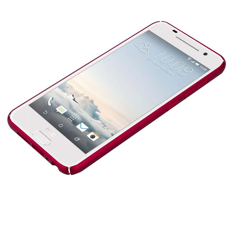 Cadorabo Hülle kompatibel mit HTC ONE A9 Hard Case Schutzhülle in Metall Optik gegen Kratzer und Stöße