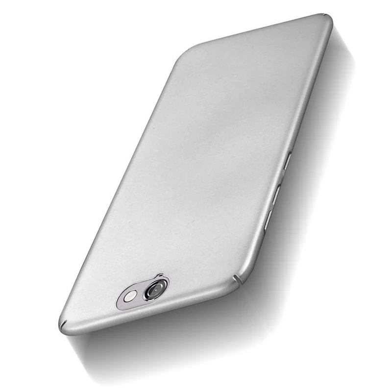 Cadorabo Hülle kompatibel mit HTC ONE A9 Hard Case Schutzhülle in Metall Optik gegen Kratzer und Stöße