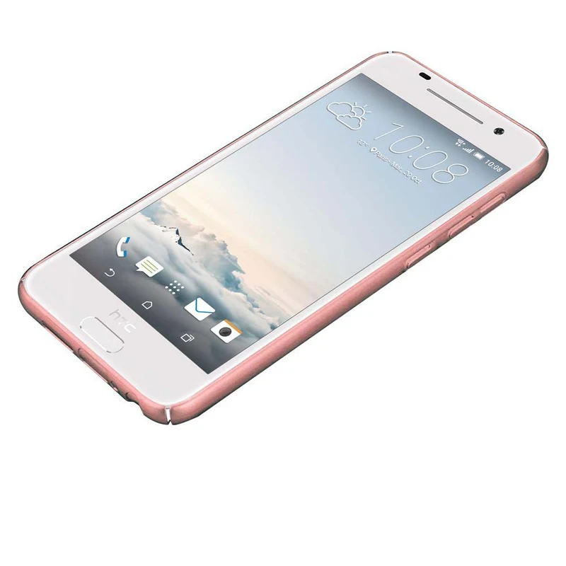 Cadorabo Hülle kompatibel mit HTC ONE A9 Hard Case Schutzhülle in Metall Optik gegen Kratzer und Stöße