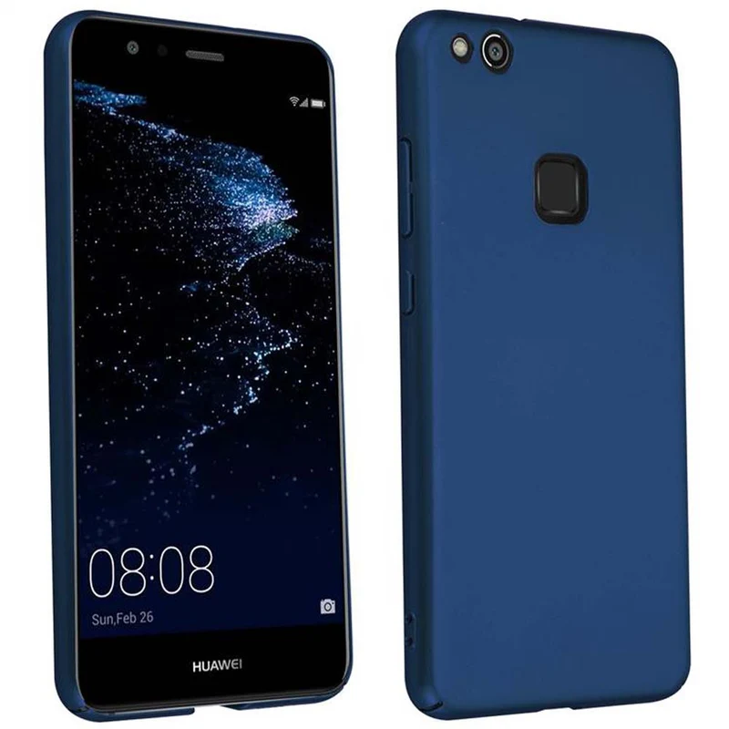 Cadorabo Hülle kompatibel mit Huawei P10 LITE Hard Case Schutzhülle in Metall Optik gegen Kratzer und Stöße