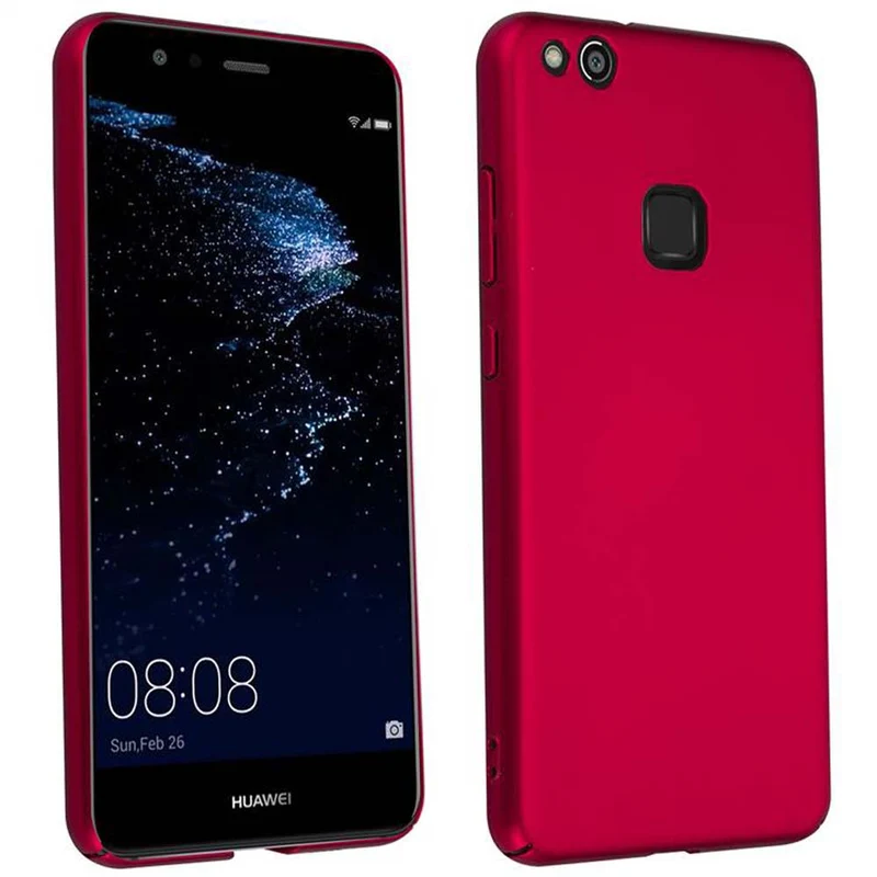 Cadorabo Hülle kompatibel mit Huawei P10 LITE Hard Case Schutzhülle in Metall Optik gegen Kratzer und Stöße