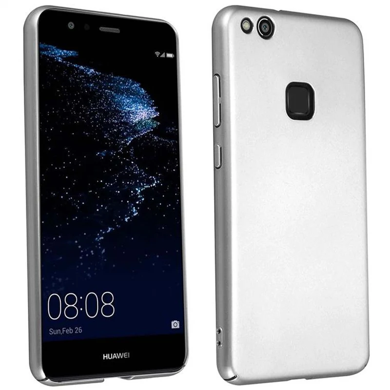 Cadorabo Hülle kompatibel mit Huawei P10 LITE Hard Case Schutzhülle in Metall Optik gegen Kratzer und Stöße