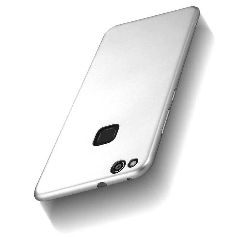 Cadorabo Hülle kompatibel mit Huawei P10 LITE Hard Case Schutzhülle in Metall Optik gegen Kratzer und Stöße