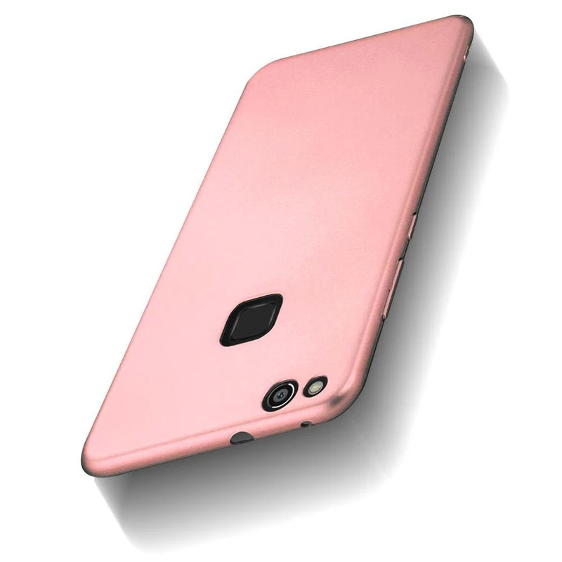 Cadorabo Hülle kompatibel mit Huawei P10 LITE Hard Case Schutzhülle in Metall Optik gegen Kratzer und Stöße