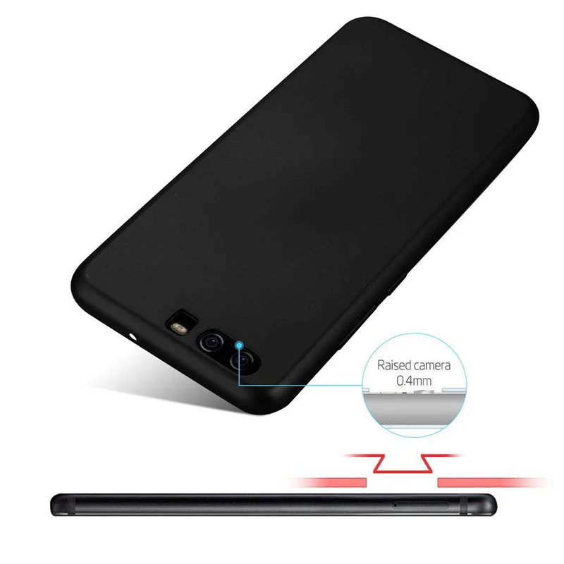 Cadorabo Hülle kompatibel mit Huawei P10 Hard Case Schutzhülle in Metall Optik gegen Kratzer und Stöße