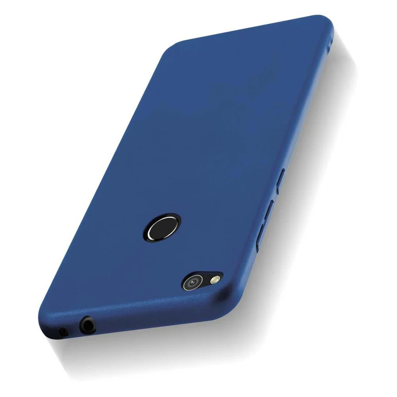 Cadorabo Hülle kompatibel mit Huawei P8 LITE 2017 / P9 LITE 2017 Hard Case Schutzhülle in Metall Optik gegen Kratzer und Stöße